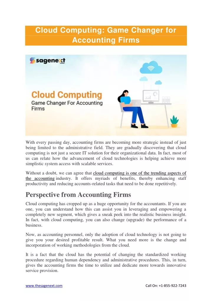 cloud computing game changer for accounting firms