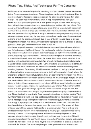 iphone tips tricks and techniques