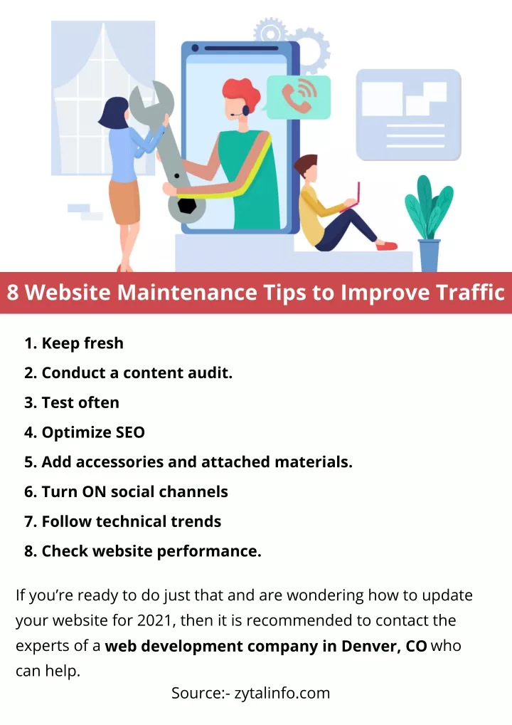 8 website maintenance tips to improve traffic