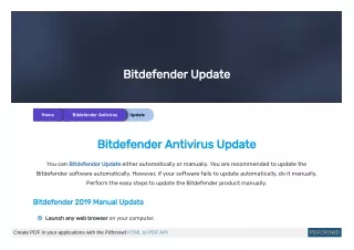 bitdefender update