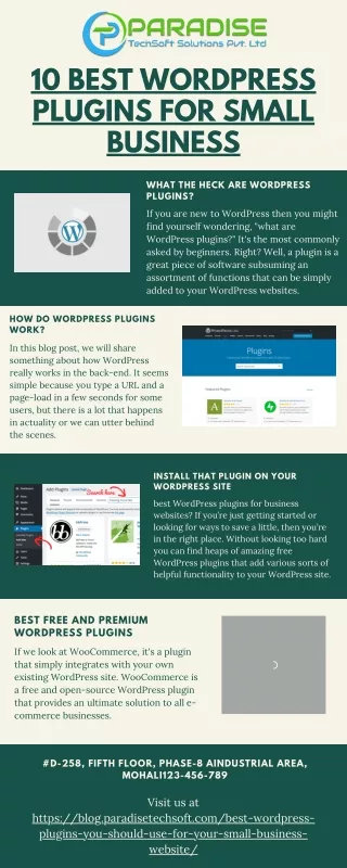 10 best wordpress plugins for small business