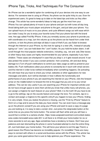 iphone tips tricks and techniques