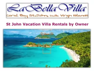 St John Vacation Villa Rentals by Owner