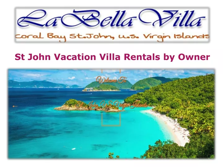 st john vacation villa rentals by owner