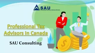 Professional Tax Advisors In Canada- SAU Consulting