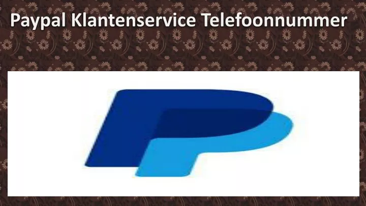 paypal klantenservice telefoonnummer