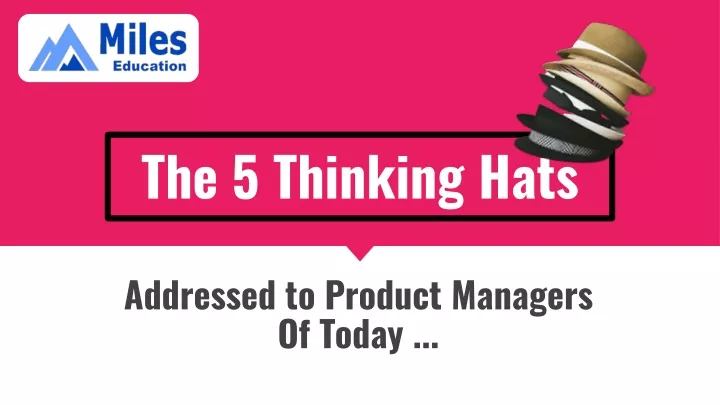 the 5 thinking hats