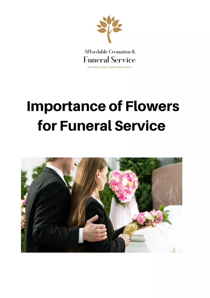 importance of flowers for funeral service