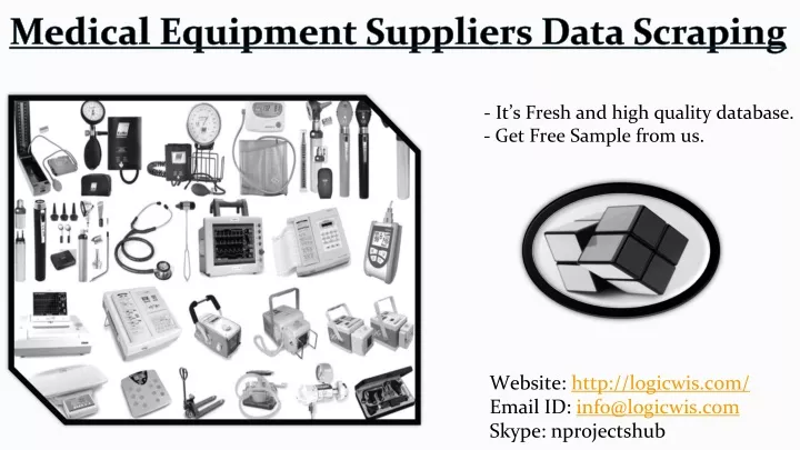 medical equipment suppliers data scraping