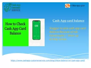 Stagger to pick Cash App card balance because of tabs catastrophe? contact us at  1 860 952 3721