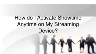 How do I Activate Showtime Anytime on My Streaming Device?