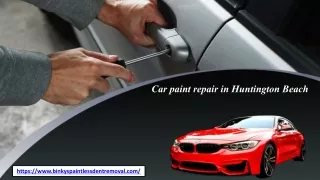 Car paint repair in Huntington Beach - Binkys Paintless Dent Removal