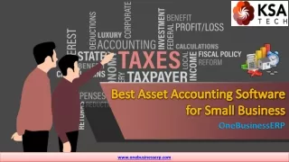 Best Asset Accounting Software for Small Business - OneBusinessERP