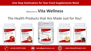 Vita Wellness - One Stop Destination for Your Food Supplements Need