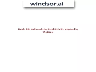 google data studio marketing templates better