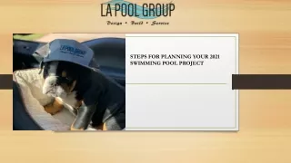 STEPS FOR PLANNING YOUR 2021 SWIMMING POOL PROJECT