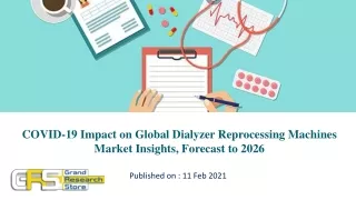 covid 19 impact on global dialyzer reprocessing