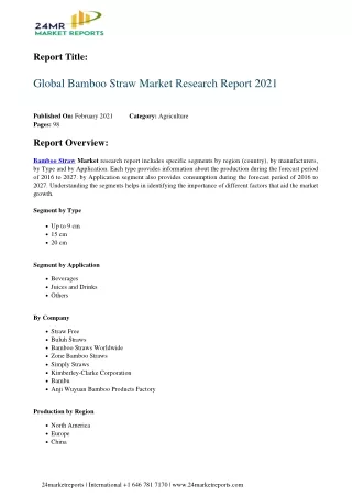 report title