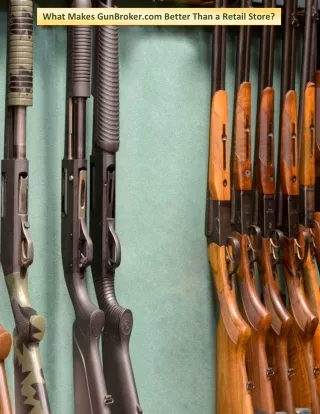 what makes gunbroker com better than a retail