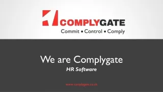 HR Software - We are Complygate | No 1 Pre-employment Screening Platform | Employee Vetting