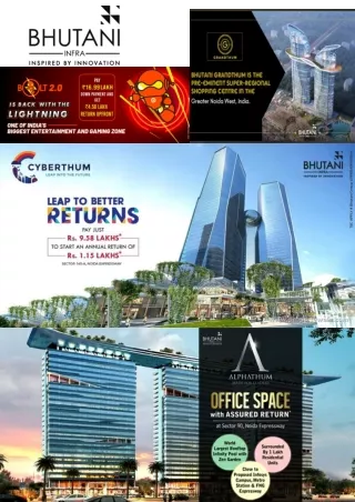 Bhutani Infra - Top Commercial Office Spaces in Noida and Delhi NCR