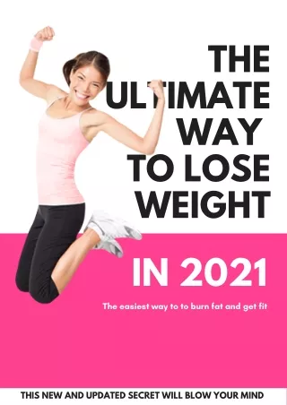 The ultimate way to lose weight in 2021