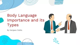 body language importance and its types