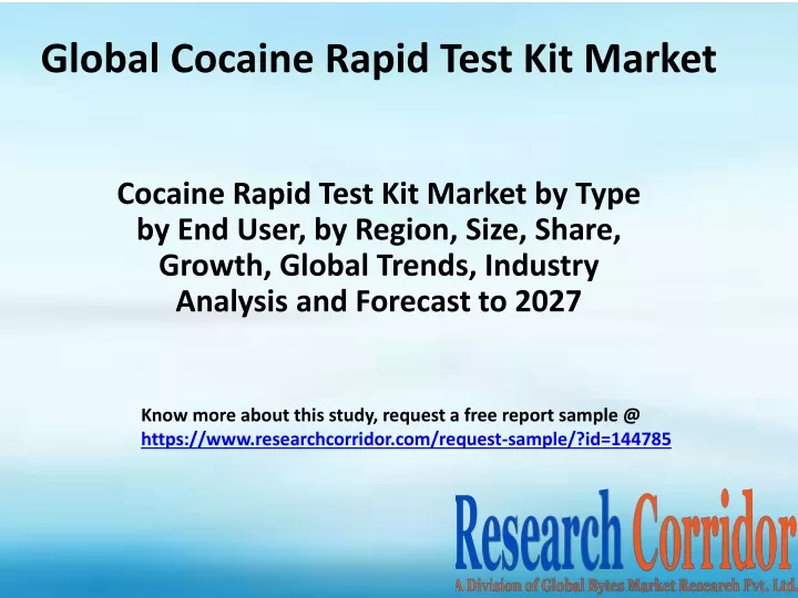 global cocaine rapid test kit market