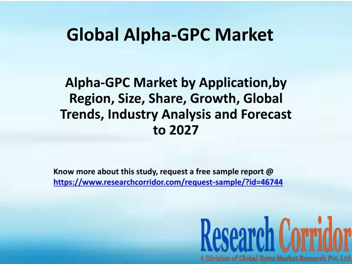 global alpha gpc market