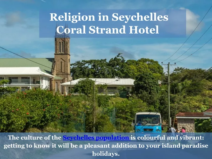 religion in seychelles coral strand hotel
