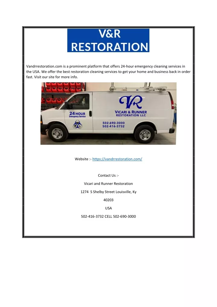 vandrrestoration com is a prominent platform that