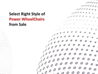 select right style of power wheelchairs from sale
