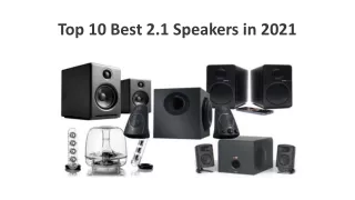 Top 10 Best 2.1 speakers in 2021