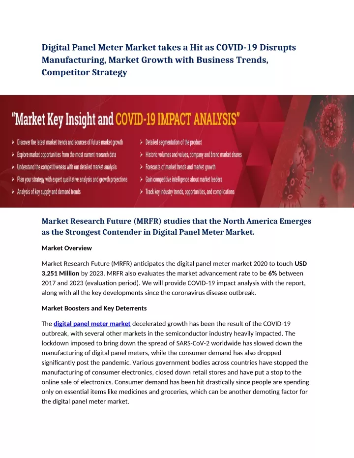 digital panel meter market takes a hit as covid