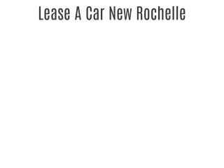 Lease A Car New Rochelle