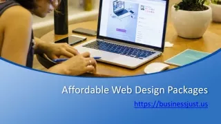 Affordable Web Design Packages