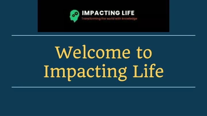 welcome to imp acting life