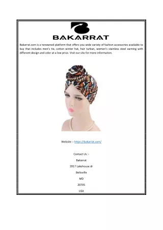 Online Fashion Store in USA | Bakarrat.com