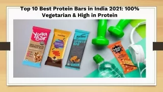 Top 10 Best Protein Bars in India 2021