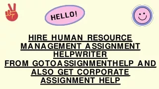 Human resource management assignment help | Corporate assignment help | Managerial Accounting assignment help