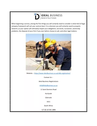 CIDB Certificate | Ideal Business