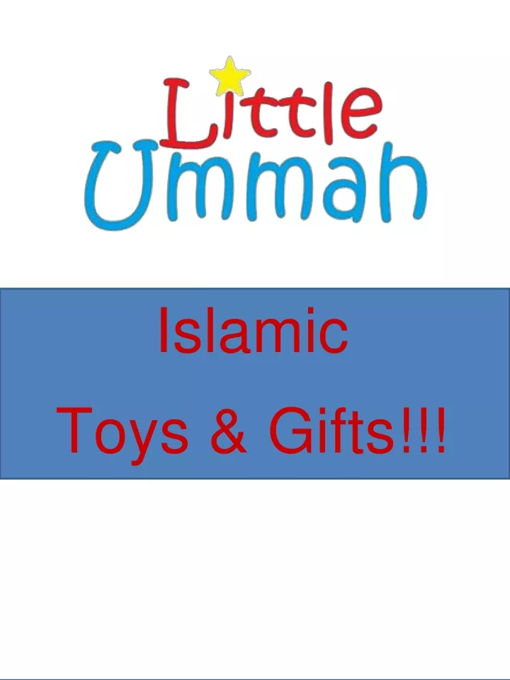 islamic toys gifts