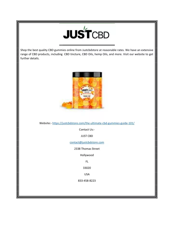 shop the best quality cbd gummies online from