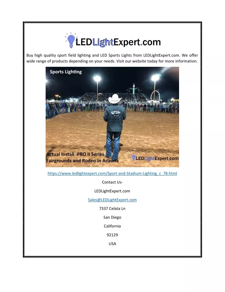 buy high quality sport field lighting