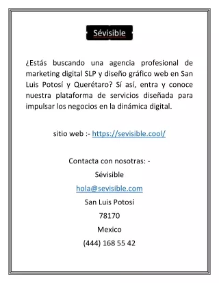 Estratégica Agencia de Publicidad en San Luis