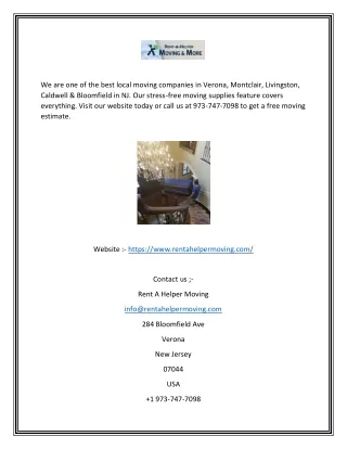 we are one of the best local moving companies