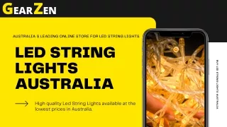 Make Your Celebration Merrier with Led String Lights in Australia