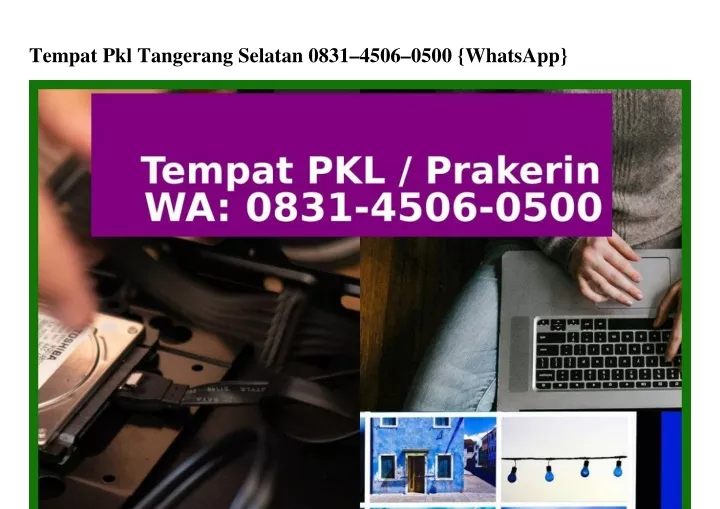 tempat pkl tangerang selatan 0831 4506 0500