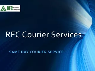 Express Courier Services – Contact Us Today!