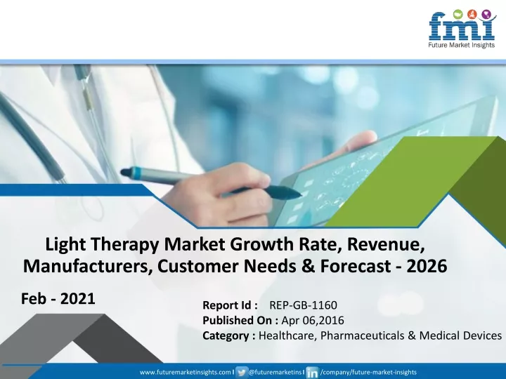light therapy market growth rate revenue